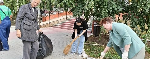 Александровогайцы  вышли на осенние субботники