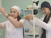 Алгайская больница принимает студентов-практикантов
