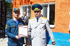 В Александров-Гае увековечили имя ветерана пожарной охраны