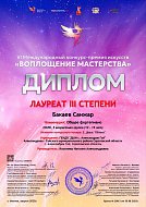 Санжар Бакаев из Александров Гая покорил жюри конкурса игрой на фортепиано