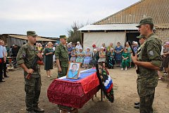 Состоялся митинг прощания с героем Жаскайратом Амангалиевым