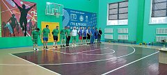 В Ал-Гае прошел товарищеский матч тренеров по волейболу 