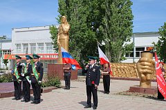 Торжественная передача символа «Эстафеты Победы» в Александров Гае