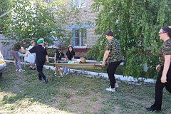 В Александрово - Гайском КЦСОН  прошла «Зарница»: приключения, дружба и азарт
