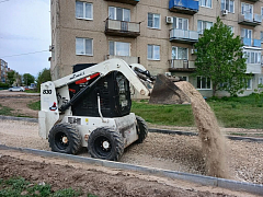 В Александров Гае благоустраивают общественные пространства
