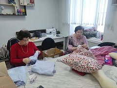 В Александров Гае продолжает работу швейная мастерская «Шьем для СВОих»