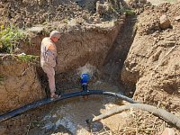 Обновление водопроводных сетей в Александров Гае
