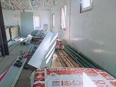 В  Новоалександровке идёт монтаж современного медицинского пункта