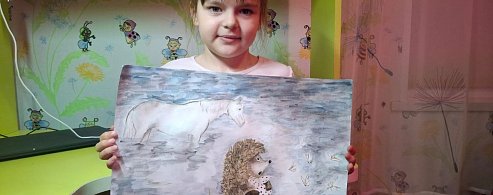 Юные алгайские художники нарисовали любимые сказки