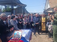 Прощание с бойцом с позывным «Ал-Гай»