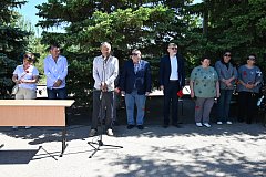 Подвиг земляка: новая мемориальная доска открыта в Камышках