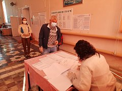В Александров-Гае голосуют активно