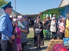 В Варфоломеевке простились с воином