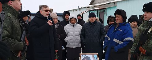 В Варфоломеевке простились с Героем Арманом Калиевым 