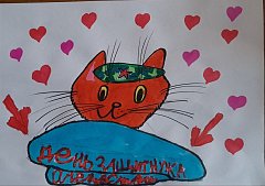 «Открытка Герою»: юные александровогайцы рисуют поздравления для участников СВО