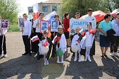 В Приузенске прошёл митинг, посвящённый Дню Победы