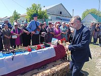 В Варфоломеевке простились с воином