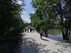 Александровогайцы поддержали Всемирный День скандинавской ходьбы