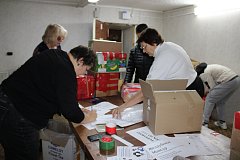 Менее чем за сутки александровогайцы собрали бойцам СВО 700 кг гумпомощи