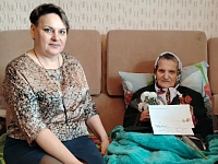 Мария Ивановна Калиева отметила 98-летие