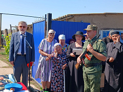 На хуторе Сысоев простились с Рузалем Искарановым