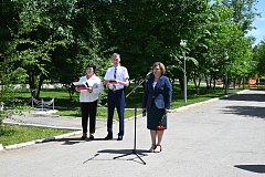 «Чтобы небо было чистым»: в Новоалександровке простились с героями СВО 