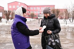 Весеннее настроение подарили активисты Александрово-Гайского Молодёжного центра 