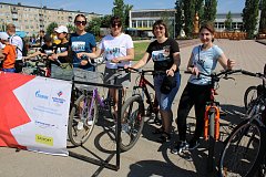 Жители Александрово-Гайского района приняли участие в велопробеге