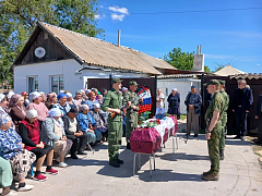 В Александровом Гае простились с гвардии старшим лейтенантом Байжаном Ермукановым