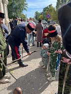 Алгайские казаки приняли участие в «Покровских шермициях»