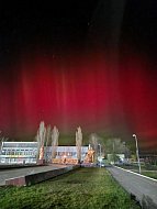 	 Жители Александрово-Гайского района наблюдали необычное сияние в небе