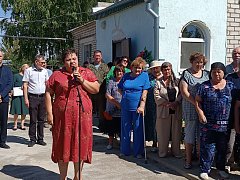 Траурный митинг почтил память героя в Александров Гае