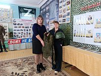 «Чтобы помнили не только родные»: вдова передала личные вещи героя СВО в Александрово-Гайский краеведческий музей
