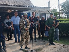 Прощальная церемония в Александров Гае: память о герое Аслане Мырзагалиеве