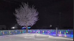 Хутор Морозов окунулся в зимнюю сказку 