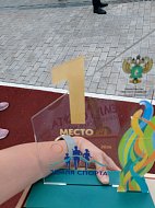 Лилия Сенякина в финале марафона "Земля спорта!"