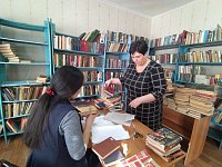 Сельской библиотеке Ал-Гайского района была оказана методическая помощь 