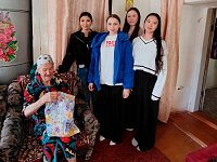 Алгайская труженица тыла отметила 95-летний юбилей