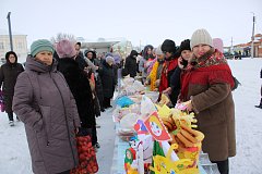 Широко и весело отметили Масленицу в Александров Гае