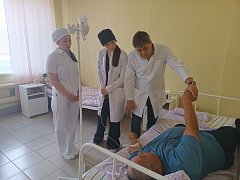 Алгайская больница принимает студентов-практикантов