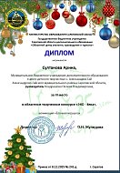 Юные александровогайцы отличились на творческом конкурсе «Эко - ёлка»