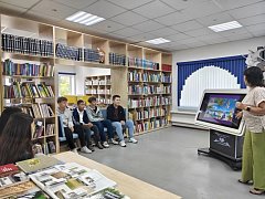 «Портал в Лукоморье» открылся в детской библиотеке Александрова Гая