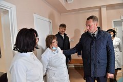 Роман Бусаргин с рабочим визитом посетил Александрово-Гайский район