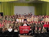 Ученики школы №3 представляют Александрово-Гайский район на региональной игре «Зарница 2.0»
