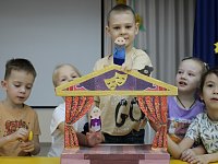 В детском саду «Карусель» состоялось знакомство с персонажами миниатюрного кукольного театра