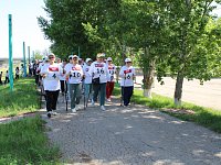Шагаем к долголетию! В Александров Гае прошёл марафон скандинавской ходьбы