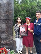 Память алгайских бойцов увековечили в Парке Победы