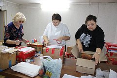 Менее чем за сутки александровогайцы собрали бойцам СВО 700 кг гумпомощи